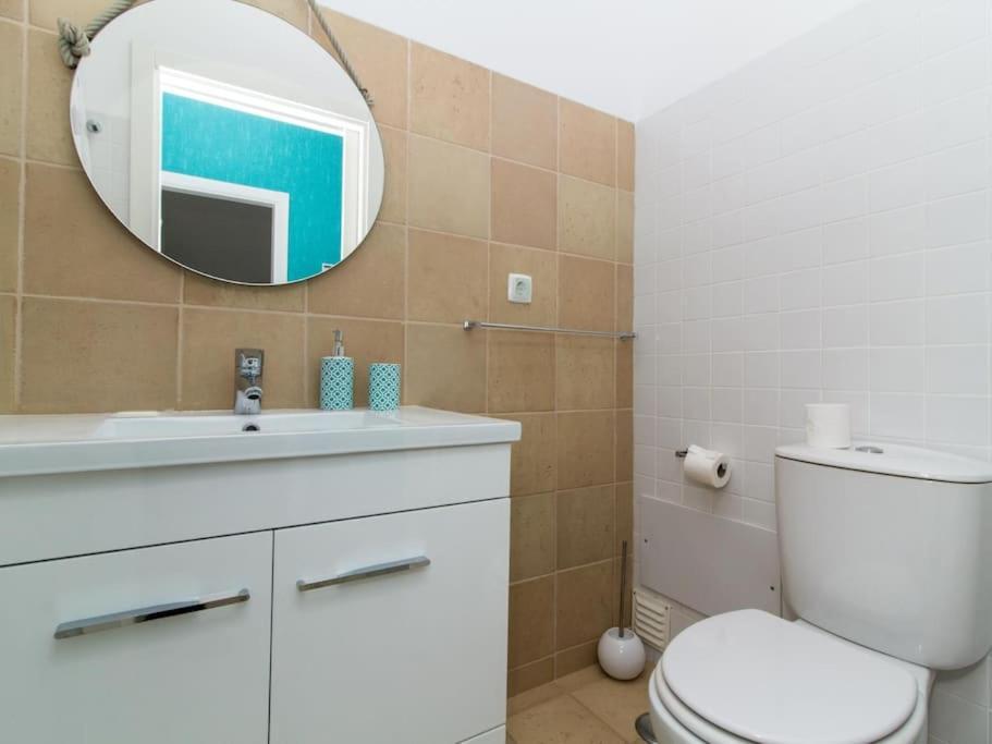 Rainbow House - Sea View & Pool & Garage & Garden & Albufeira 빌라 외부 사진